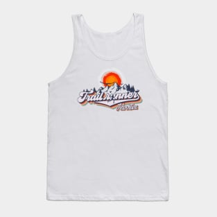 Running vintage style , Trail runner adventure Tank Top